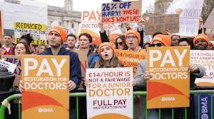 Register Sign In Home News Sport Business Innovation Culture Arts Travel Earth Audio Video Live Doctors threaten strike action after 4% pay offer